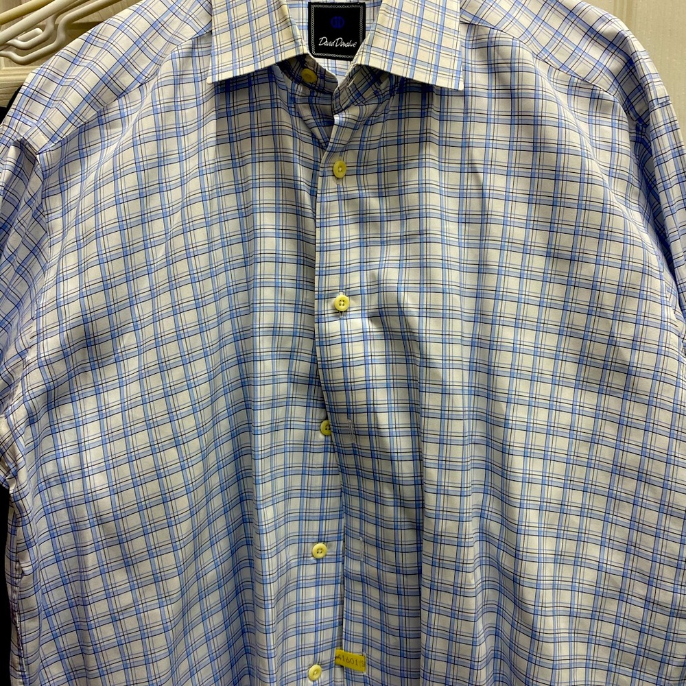 David Donahue French Cuff Dress Shirt